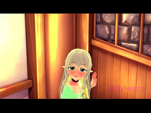❤️ (トラップ）エルフのメイドが顔を洗うのを手伝う ❤️ 上質なセックス ❌️❤